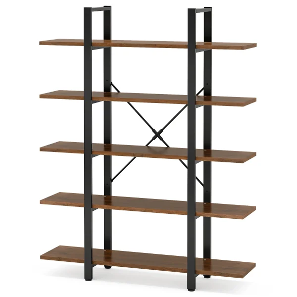 Tribesigns Vintage Industrial Bookshelf