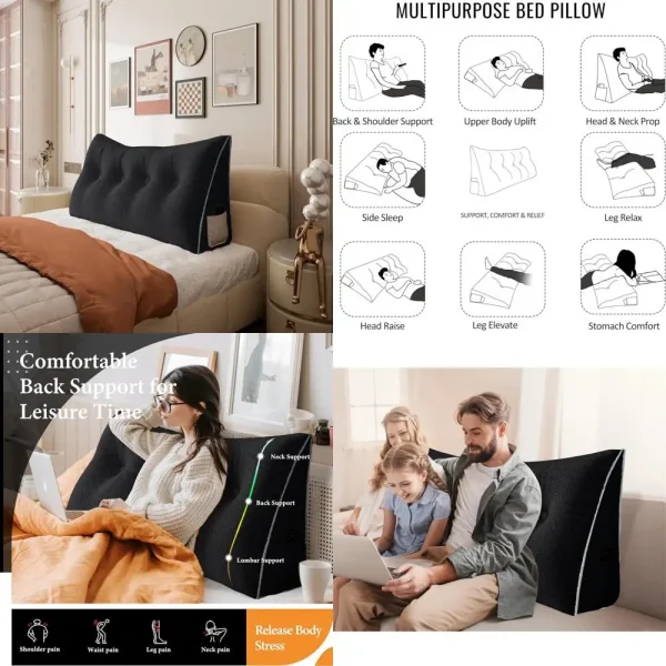 ComfortMax Bed Bolster Pillow