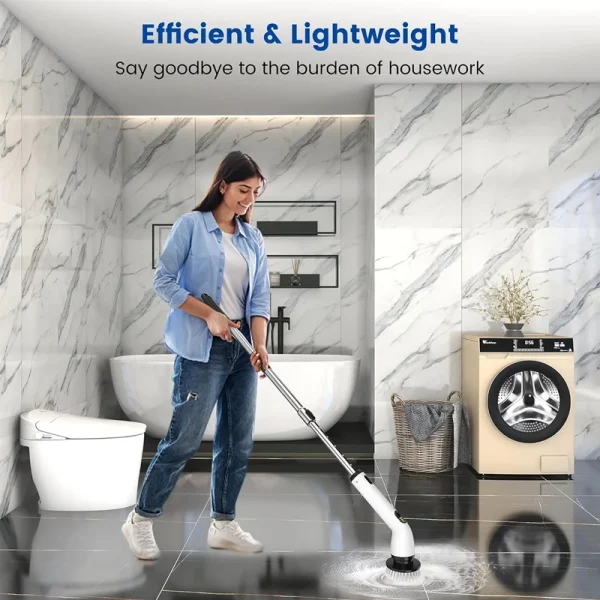 Cordless Power Spin Scrubber