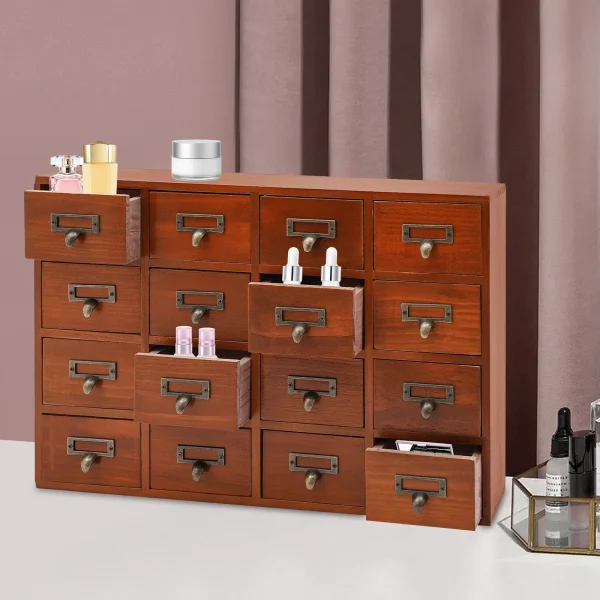Vintage Apothecary Drawer Cabinet